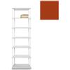 KRIPTONITE libreria da parete KROSSING MAXI H 161 cm con base per appoggio a terra - 1x07B05H+6x07M05H+24x07T26H