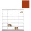 KRIPTONITE libreria da parete KROSSING MAXI H 161 cm con base per appoggio a terra - 1x07B20H+6x07M20H+60x07T26H