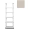 KRIPTONITE libreria da parete KROSSING MAXI H 170 cm con base per appoggio a terra - 1x07B05E+5x07M05E+20x07T33E