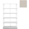 KRIPTONITE libreria da parete KROSSING MAXI H 170 cm con base per appoggio a terra - 1x07B10E+5x07M10E+30x07T33E