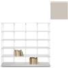 KRIPTONITE libreria da parete KROSSING MAXI H 170 cm con base per appoggio a terra - 1x07B20E+5x07M20E+50x07T33E