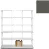 KRIPTONITE libreria da parete KROSSING MAXI H 170 cm con base per appoggio a terra - 1x07B15F+5x07M15F+40x07T33F