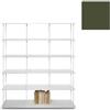 KRIPTONITE libreria da parete KROSSING MAXI H 170 cm con base per appoggio a terra - 1x07B15G+5x07M15G+40x07T33G