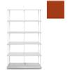 KRIPTONITE libreria da parete KROSSING MAXI H 170 cm con base per appoggio a terra - 1x07B10H+5x07M10H+30x07T33H