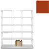 KRIPTONITE libreria da parete KROSSING MAXI H 170 cm con base per appoggio a terra - 1x07B15H+5x07M15H+40x07T33H