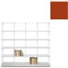 KRIPTONITE libreria da parete KROSSING MAXI H 170 cm con base per appoggio a terra - 1x07B20H+5x07M20H+50x07T33H