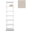 KRIPTONITE libreria da parete KROSSING MAXI H 203 cm con base per appoggio a terra - 1x07B05E+6x07M05E+24x07T33E