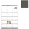 KRIPTONITE libreria da parete KROSSING MAXI H 203 cm con base per appoggio a terra - 1x07B15F+6x07M15F+48x07T33F
