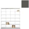 KRIPTONITE libreria da parete KROSSING MAXI H 203 cm con base per appoggio a terra - 1x07B20F+6x07M20F+60x07T33F