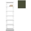 KRIPTONITE libreria da parete KROSSING MAXI H 203 cm con base per appoggio a terra - 1x07B05G+6x07M05G+24x07T33G