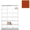 KRIPTONITE libreria da parete KROSSING MAXI H 203 cm con base per appoggio a terra - 1x07B15H+6x07M15H+48x07T33H