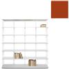 KRIPTONITE libreria da parete KROSSING MAXI H 203 cm con base per appoggio a terra - 1x07B20H+6x07M20H+60x07T33H