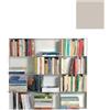 KRIPTONITE libreria da parete KROSSING MIDI 120 x H 100 cm - 5x08M12E+32x08T25E