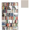 KRIPTONITE libreria da parete KROSSING MIDI 120 x H 200 cm - 9x08M12E+64x08T25E