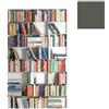 KRIPTONITE libreria da parete KROSSING MIDI 120 x H 200 cm - 9x08M12F+64x08T25F