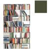 KRIPTONITE libreria da parete KROSSING MIDI 120 x H 200 cm - 9x08M12G+64x08T25G
