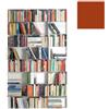 KRIPTONITE libreria da parete KROSSING MIDI 120 x H 200 cm - 9x08M12H+64x08T25H