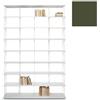 KRIPTONITE libreria da parete KROSSING MIDI 160 x H 203 cm con base per appoggio a terra - 08B16G+8x08M16G+80x08T25G