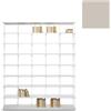 KRIPTONITE libreria da parete KROSSING MIDI 200 x H 203 cm con base per appoggio a terra - 08B20E+8x08M20E+96x08T25E