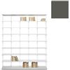 KRIPTONITE libreria da parete KROSSING MIDI 200 x H 203 cm con base per appoggio a terra - 08B20F+8x08M20F+96x08T25F