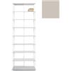 KRIPTONITE libreria da parete KROSSING MIDI 80 x H 203 cm con base per appoggio a terra - 08B08E+8x08M08E+48x08T25E