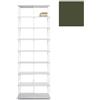 KRIPTONITE libreria da parete KROSSING MIDI 80 x H 203 cm con base per appoggio a terra - 08B08G+8x08M08G+48x08T25G