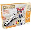 Goliath WOOD WORX - Modellini in legno da costruire e personalizzare, creazione di 2 modelli navetta spaziale + robot ranger - dipinti e adesivi inclusi - hobby creativi, legno FSC - idea regalo da 5 anni