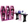 Monster High - Stanza delle Pozioni Segrete, playset con 12 accessori e trasformazioni a sorpresa, cucciolo di pipistrello Conte Fabulous incluso, giocattolo per bambini, 4+ anni, JBF15
