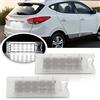 generic 2Pcs HA Condotto LA Luce della Targa per H/yundai T/ucson 2010-2014 IX35 2010-2013 Auto Posteriore ad Alta Luminosità Bianco Numero di Targa Lampada