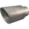 Krtopo Scarico punta 2.5 ingresso 3.5 uscita rete argentata | Ingresso 63mm (2.5),Uscita 89mm (3.5),Inox SUS304 antiruggine,Design rete , Riduce rumore , Montaggio facile con fascetta