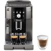 De'Longhi Magnifica S Smart ECAM250.33.TB, Macchina Caffè Automatica con Montalatte, Macchina Compatta dal Chicco alla Tazza, Montatura Manuale Latte, 4 Ricette One Touch, Titanio Nero