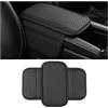 Adunsiaoto Tappetino per Console Centrale Auto, Tappetino Copertura Bracciolo, Copertura Bracciolo Protezione Console Centrale Auto, Protezione Pad per Veicolo Accessori Automobilistici(Nero)