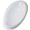 Cabilock Griglia per Cottura a Vapore di Pesce E Verdure per Microonde con Coperchio Pentola Ovale Multiuso per Gnocchi di Pane al Vapore, 32x16.7cm