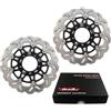 Konerstone Dischi freno anteriori per Ninja ZX6RR 05-06/ZX6R 07-15/ER6F ER6N 06-15/Versy-s 650 07-14/Z750 ABS 07-12/Versy-s 1000 12-14/Ninja ZX10R 04-07/Z1000 ABS 07-13/Z1000SX 11-19