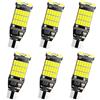 Qoope DEFVNSY Estremamente luminoso W16W Canbus non polarizzato senza errori 921 912 T15 AK-4014 Chipset da 45 pezzi Lampadine a LED per luci di retromarcia di backup (Xenon bianco 6000K, 6 pezzi)