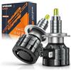 JOSHF Lampadina H7 Led, 110W CSP 20000LM 6000K Lampadine per Fari Auto e Moto-1 Pair 360°Spotlight-Halogen Sostituzione Lampadine e Kit Xenon, DC 12V, 2 Anni di Garanzia