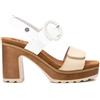 XTI 144088, Sandali Donna, Cammello 46, 38 EU