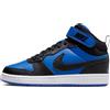 NIKE Court Borough Mid 2, Scarpe da Ginnastica Unisex-Adulto, Game Royal/Black-White, 40 EU