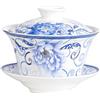 Liang baobao Tradizionale Gaiwan Tea Set con coperchio e piattino Gongfu Tazza da tè in porcellana 290 ml