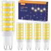 TASMOR G9 LED 8W Lampada Bianco Freddo 6500K, Lampadina LED G9 840 Lumen, Nessuno Sfarfallio, Equivalente a Lampada Alogena 80W, Angolo del Fascio 360°, Non Dimmerabile