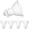 Lampaous - Lampadina al LED da 5 W GU10 450 lumen, a risparmio energetico, ricambio per lampadina alogena G10 da 50 W, Ceramica, White, GU10, 5.00W 240.00V