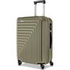 R Roncato Trolley FIBRA, espandibile (VERDE MILITARE, M)