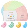 Yargkos 32 paia di cerotti oculari idratanti per occhiaie scure, cuscinetti anti-rughe, 32 set di gel viso per la cura dei viaggi (Oro 24 carati, blu, rosa, verde)
