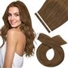 Moresoo Extension Biadesive Capelli Veri Invisibili #8 40cm 25g 10pz | Resistenti Al Calore, Confortevole Da Indossare, Invisibile E Confortevole, Qualità Remy, Look Sofisticat