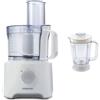 Kenwood FDP301WH MultiPro Compact Food Processor, Robot da Cucina da 2,1L con 2 dischi reversibili e lama impastatrice, dotato di Frullatore da 1,2L, Potenza 800watt, 2 Velocità + Pulse, Bianco