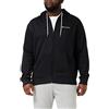 Champion American Classics Small Script Logo Full Zip Felpa con cappuccio, Uomo, Nero, L