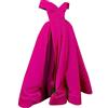 Generico Vestito Elegante Donna Donna Vestiti Scollo a V Elegante Manica Lunga Casual Maxi Abito Fessura Elastico Autunno E Inverno 2024 Abito Sera Donna Abito Donna Invernale Rosso (Rosa Caldo, 3XL)