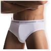 Cotonella Slip Uomo Elastico Esterno Cotone Elasticizato Art. 2383 (S, Bianco 2 Pezzi)