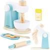 Mamabrum Cucina Legno per Bambini - Set Cucina con Frullatore Giocattolo e Accessori - Gioco Educativo Montessori in Legno Naturale dai 3 Anni