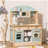 ROBOTIME Cucina Giocattolo in Legno per Bambini 3+, Verde